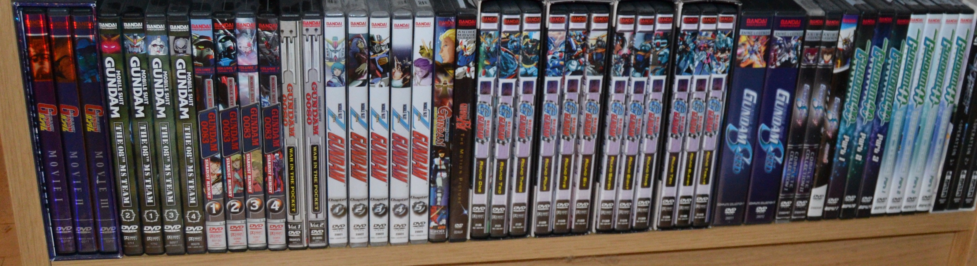 S: Gundam anime på dvd