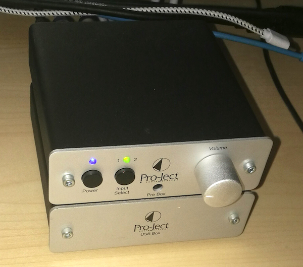 S: Pro-Ject USB DAC Boxe og Pre Box